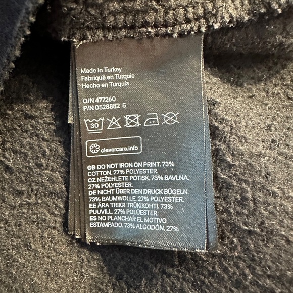 PURPOSE Justin Bieber World Tour Cropped Hoodie (H&M collab) - Picture 5 of 5